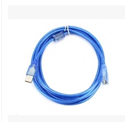 USB延长线 USB公对母 USB数据线 带屏蔽磁环3米鼠标延长线 蓝色