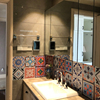 卫生间瓷砖防水贴纸厨房浴室，装饰墙贴防油防潮自粘欧式洗手池贴画