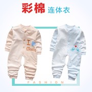 6-2六男女宝宝连体衣0一1岁新生的和尚春装，3个月婴儿衣服可爱超萌