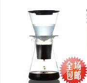 日本iwaki怡万家手冲咖啡壶，家用耐热玻璃冰，滴漏咖啡滤杯冷水冲泡