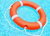 游泳池标准救生圈 专业 加厚塑料救生圈 船用救生圈
