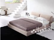 床布艺床1.5米1.8米双人床，现代简约小户型床婚床软床aa88