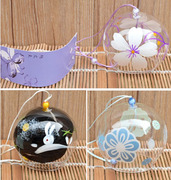 开店创意陶瓷玻璃风铃日式四季风铃日本和风挂饰挂件樱花多款