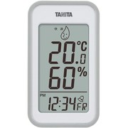 日本tanita室内电子温湿度计婴儿房，家用时钟闹钟，温湿计简约温度表