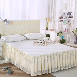 床裙式床罩蕾丝花边单件1.5m1.8米2.0双人床，套床笠防滑夏天床头罩