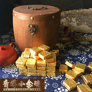 云南普洱熟茶饼特级十年以上古树茶砖陈年茶坨小金砖小沱茶1000g