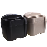 汽车垃圾桶车载垃圾箱车用，多功能收纳盒置物盒收纳箱带杯架大容量