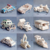 组装6-8-12岁儿童益智玩具木质3d立体拼图汽车男孩子木头拼装模型