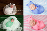 婴儿满月拍照相服装新生，的儿摄影睡袋，影楼宝宝拍照道具
