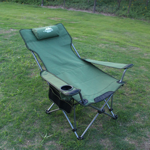 户外折叠椅钓鱼椅，便携坐躺两用躺椅午休床露营沙滩椅