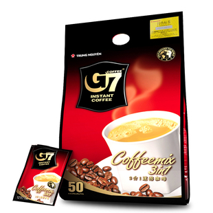 越南进口 中原G7三合一进口速溶咖啡三合一大袋800g 50小包