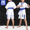 反季韩国mooto跆拳道道服儿童夏季男女夏装短袖成人训练服装