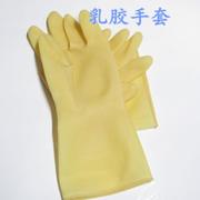 乳胶牛筋手套工业橡胶防水洗衣洗碗家务手套，加厚款防水乳胶皮手套