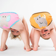 美国zoocchini儿童卡通内裤，透气宝宝隔尿训练裤学习裤3条装