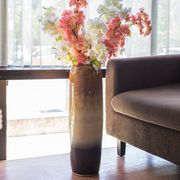 景德镇陶瓷器现代简约欧式客厅，落地花器颜色釉窑变花瓶装饰摆件