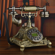 田园电话机客厅仿古电话机复古电话机欧式电话机有线固定座机