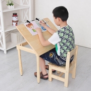 儿童实木学习桌写字桌椅幼儿园桌椅实木写字台宝宝玩具书写画画桌