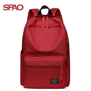 SPAO23秋纯色双肩包学生书包背包休闲包时尚旅行包潮流包包