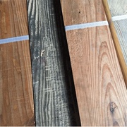 屋顶板护墙板原木实木地板老木板，旧房木民宿复古装修背景墙风化板