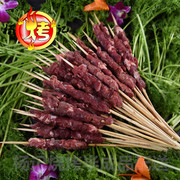 牛肉串5串上海烧烤食材半成品烤羊肉串公园烧烤食材配送新鲜食(新鲜食)材