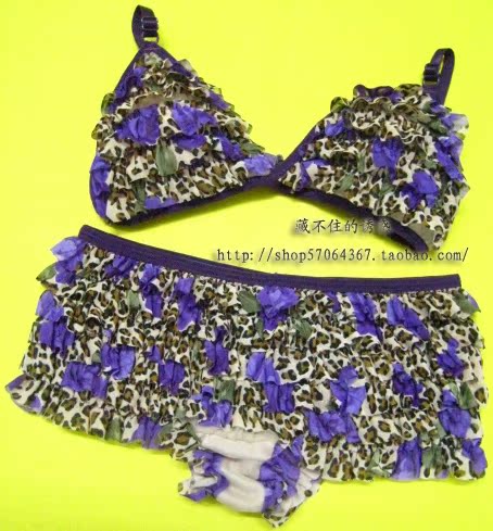 时尚芭比款 <em>蛋糕</em>内衣 比基尼内衣 <em>豹纹</em>色(带内