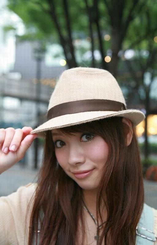 没帽不欢<em>初中女生</em>修脸的发型夏日潮人<em>必备</em>_a