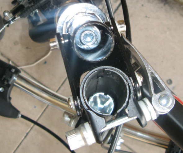 双折自行车车头安装图 双折自行车车头安装图